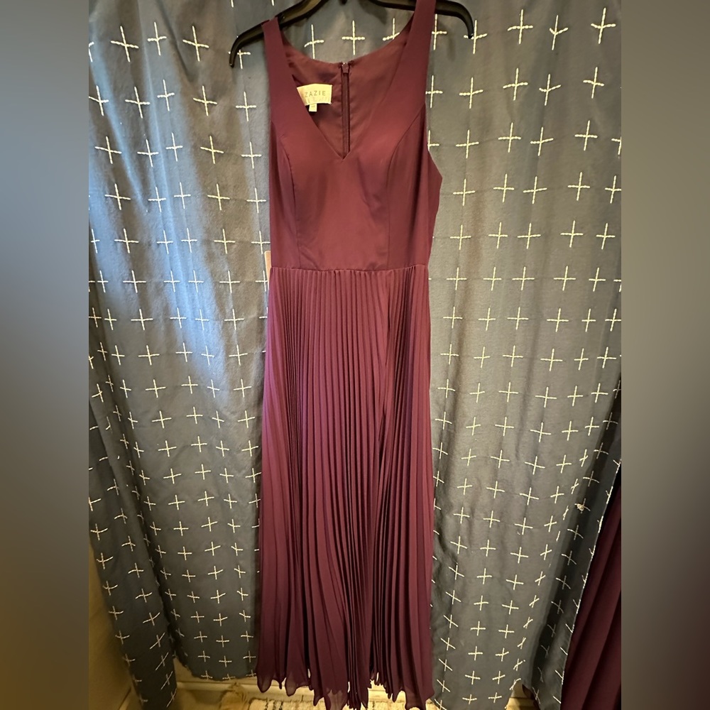 Azazie Lindsey Bridesmaid Dress- Grape